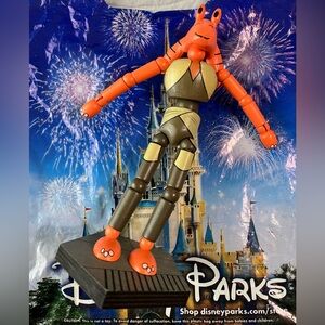 Disney Parks 2024 Star Wars Galaxy’s Edge Jar Jar Binks Wooden Posable Figure